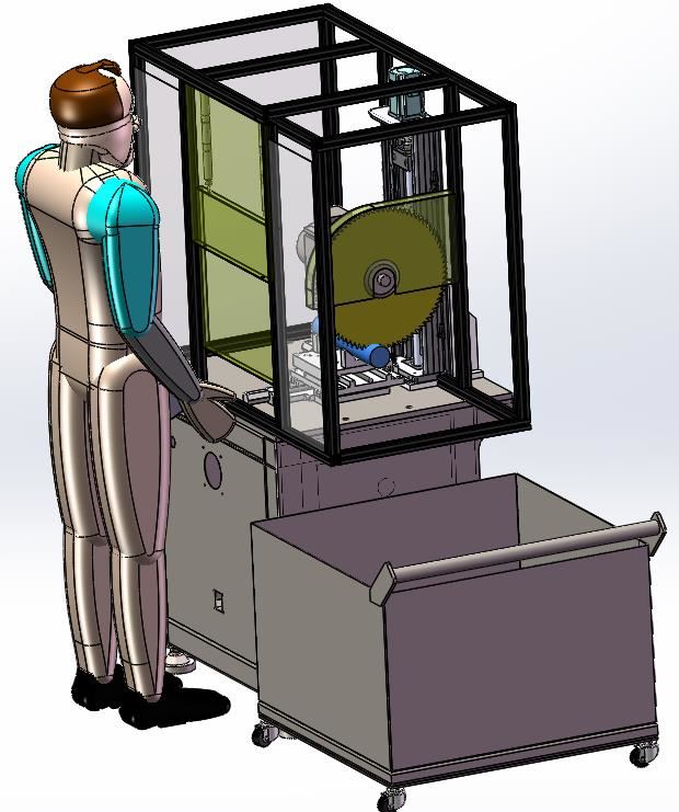 邓氏铝压铸件切割机非标定制