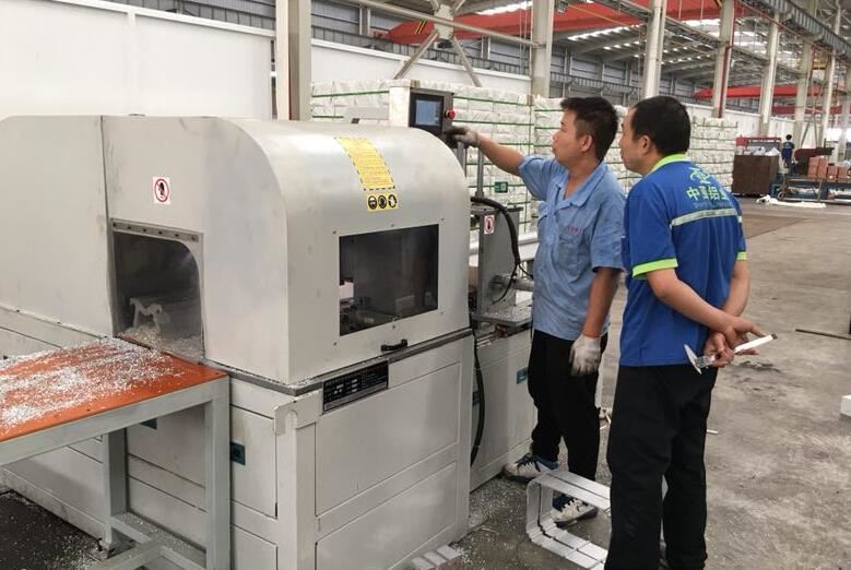 适用于电动机外壳切割的DS-A800铝合金切割机已服务于南平、中亚铝业