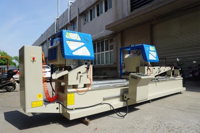 双头锯切45°角总是切斜掉，该怎么调？【邓氏机械】